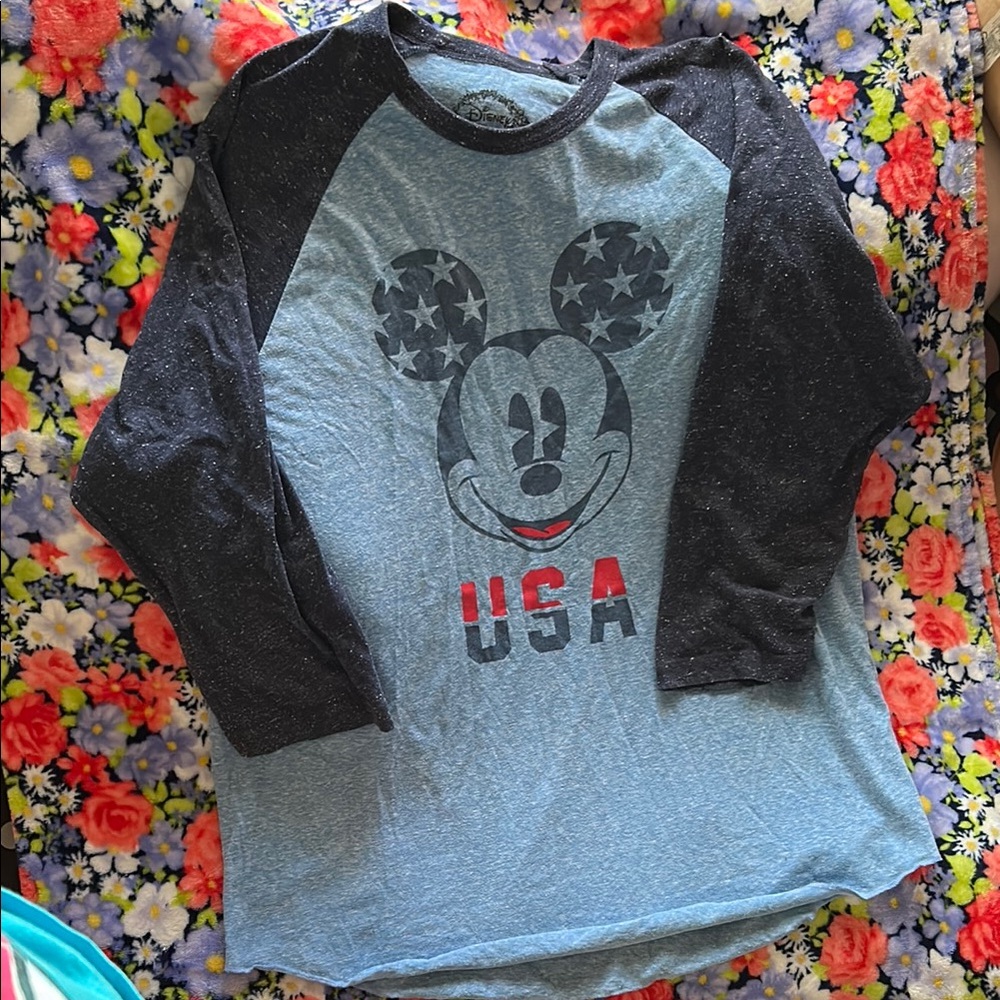 Disney Mickey Mouse USA Shirt - Blue